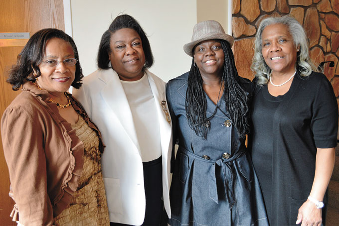 THE ANNIVERSARY COMMITTEE—JoAnn Robinson, Donna Manns, Tina Miles and Sherdina Hill (Photos by Debbie Norrell) 