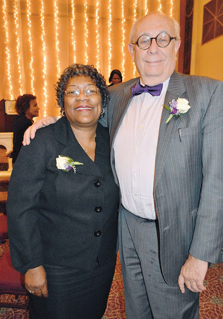 BOARD MEMBERS—Tony Silva (Gwen’s Girls Board Member) and John Lovelace (a member of Gwen’s Girls Founder’s Circle)