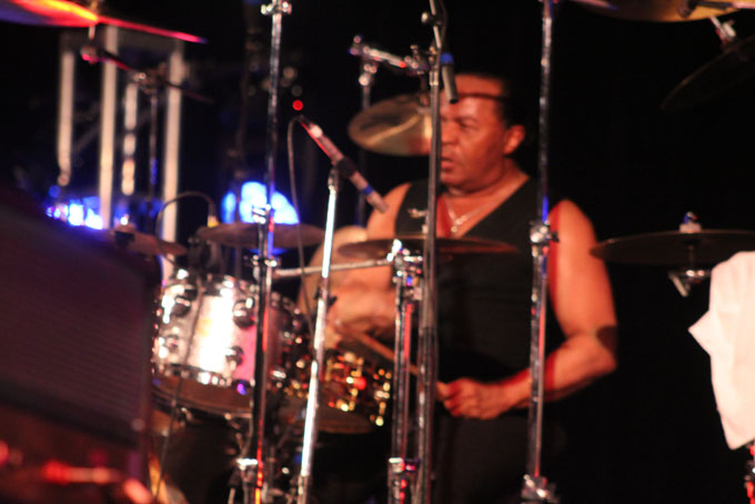 Drummer Jonathan "Sugarfoot" Moffett remains as Cameo's heartbeat. (Photo by Timothy Cox)