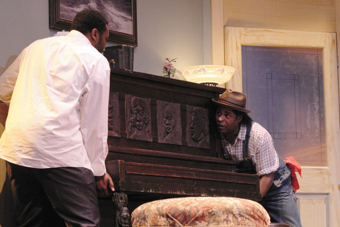 CAST—From left: Monteze Freeland and Wali Jamal. (Photos by Chris Chapman) 