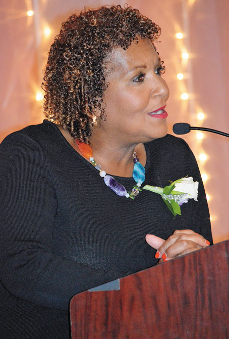 EMCEE—Lynne Hayes-Freeland