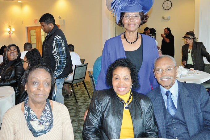 HONOREES—In no order, Arcema Jones, Shirley Jiles, James Jiles Sr. and Lucille Murdock. 
