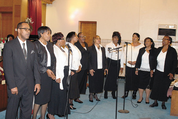 MINISTERING THROUGH SONG—Inspirational music A&B selections by Destiny of Faith Choir. 
