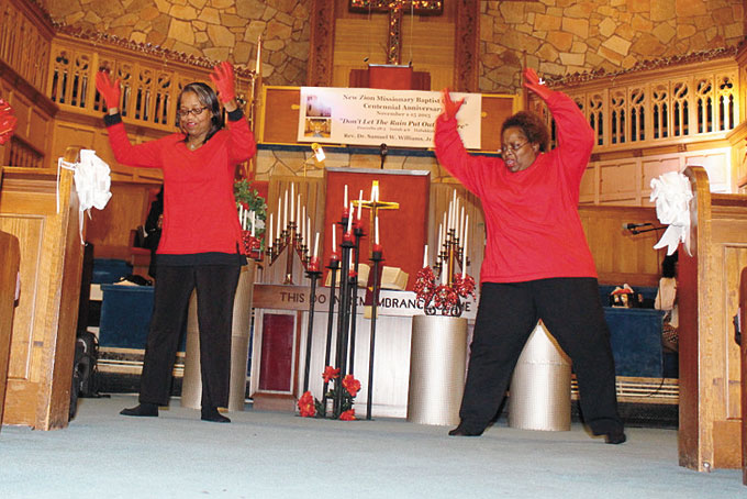 MIME MINISTRIES—New Zion Church Expressions of Glory mime ministries perform. 