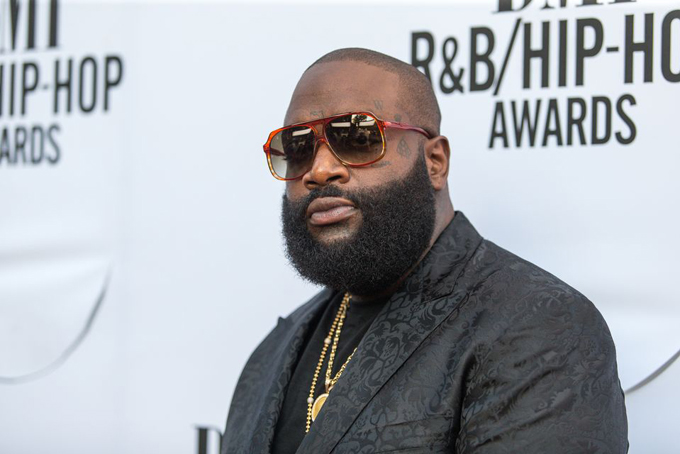 FILE- In this Aug. 28, 2015 file photo, Rick Ross attends the 2015 BMI R&B/Hip-Hop Awards at the Saban Theatre in Beverly Hills, Calif. The platinum-selling, Grammy-nominated rapper is set to release his eighth album, “Black Market,” on Dec. 4, but his life is busy with more than just music. (Photo by Paul A. Hebert/Invision/AP, File)