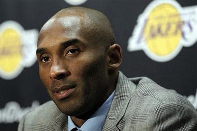 Los Angeles Lakers forward Kobe Bryant talks at news conference on why he decided to announce his retirement prior to an NBA basketball game against the Indiana Pacers in Los Angeles, Sunday, Nov. 29, 2015. The Pacers won 107-103. (AP Photo/Alex Gallardo)