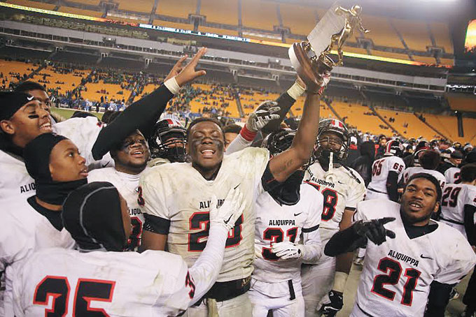 ALIQUIPPA CELEBRATES RECORD 16TH CHAMPIONSHIP (Photo by William McBride) 