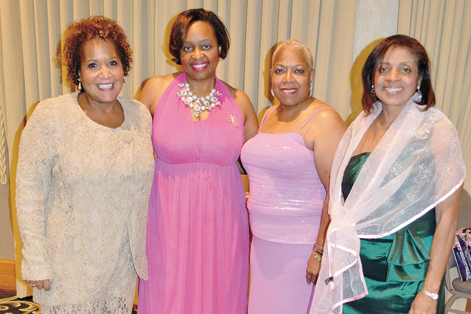 BALL CO-CHAIRS—Lynne Hayes Freeland, Bridgette Cofield, Jackie Blakey-Tate and Tracy Elliott