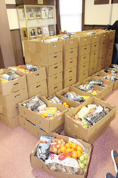 BOXES OF FOOD