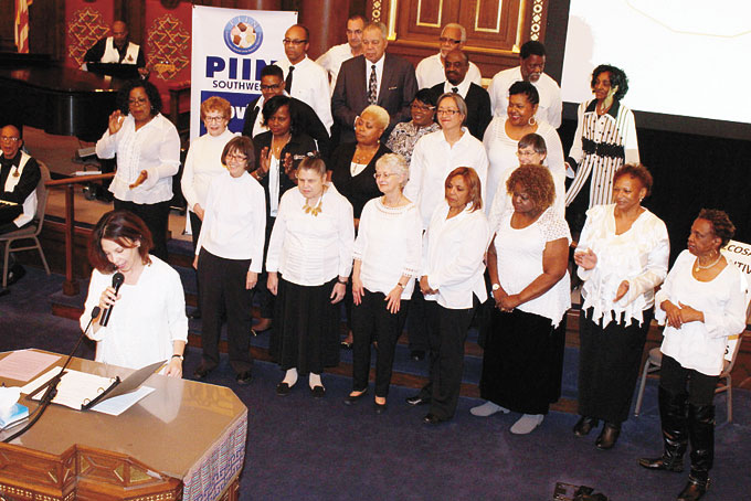 THE PUBLIC ACTION COMBINED CHOIR SINGS