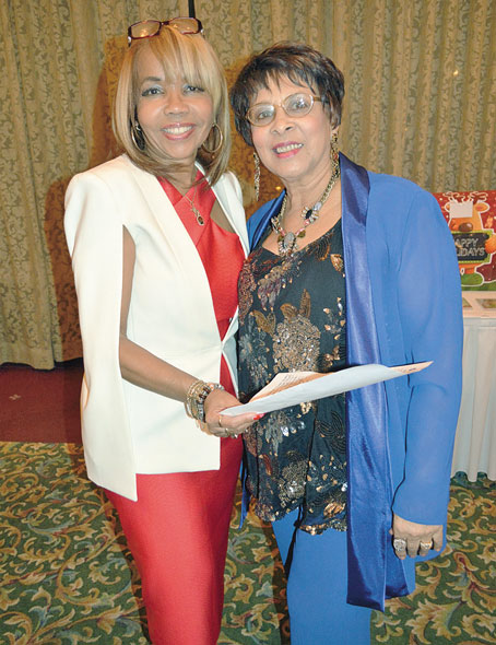 BREAKING THE ICE—Gail Jackson and Evelyn Tunie