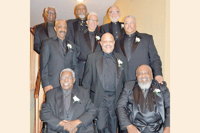 EMANON MEN—In no order, Alan Cousar, Clarence Curry, Ronald Curry, Les Daniel, Larry Davis, Paul Dorsey, Robert Smith, Joseph Thomas and Theo Towns.