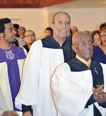 MEMBERS OF THE CONFERENCE CHOIR (Photos by Debbie Norrell)