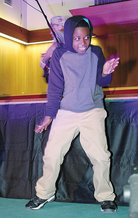 BRANDON TERRY, winner of the dance competition. The 10-year-old is from Stanton Heights.