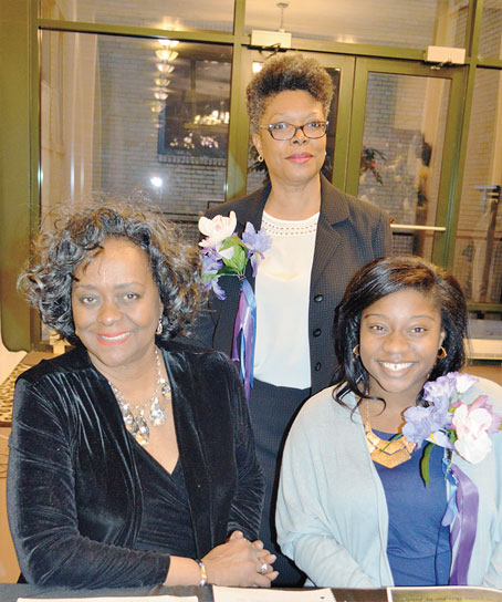 WELCOME—Michelle Goodman-Jones, Anita Harvey and Gabrielle Nortey