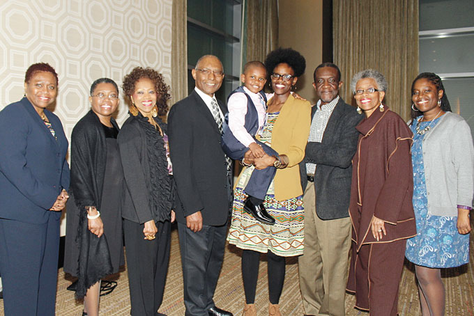 NJIE FAMILY—Brenda Thomas, aunt; Terri Thomas, aunt; Carol Hickman, aunt; Gill Hickman, uncle; Jibril Hickman, son; Njimeh Njie, honoree; Saihou Njie, father; Valerie Njie, mother; Lingaire Njie, sister. 