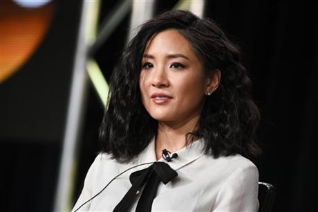 FILE - In this Jan. 14, 2015 file photo, Constance Wu speaks on stage during the "Fresh Off the Boat" panel at the Disney/ABC Television Group 2015 Winter TCA in Pasadena, Calif. Wu, who found success on TV starring in ABC's immigrant family drama "Fresh Off the Boat," doesn't see deliberate discrimination in Hollywood. "The biggest roadblock I've found is not people with bad intentions," Wu said. “It's a lack of imagination about the type of roles that Asian-Americans can play. They want to include them but they don't know how, unless as a stereotype supporting a white man's story" or an Asian foreigner. (Photo by Richard Shotwell/Invision/AP, File)