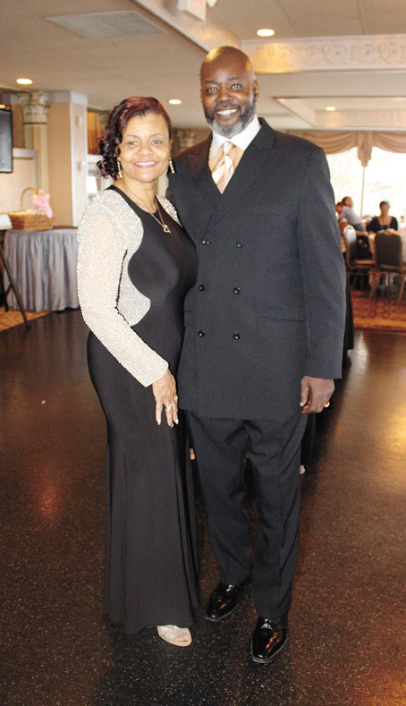 FASHIONABLE—Overseer L.C. Carter and wife Elder Ellen Carter (Photos by J.L. Martello) 
