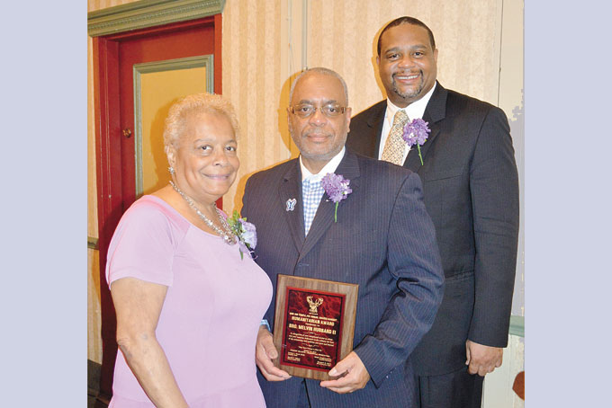 HUMANITARIAN AWARD HONOREE—Daughter Marah Connor, Brother Melvin Hubbard El and The Honorable Ed Gainey 