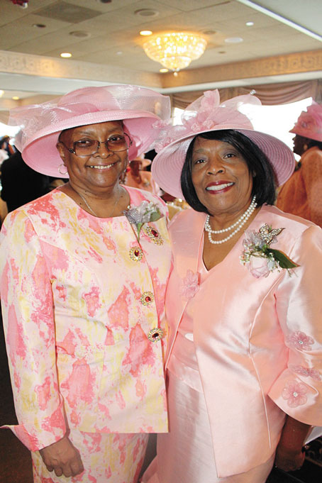MODELING FOR SILVER CORD—Rev. Amelia Harris and Rev. Barbara Terry