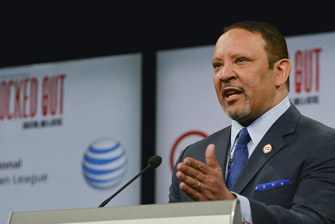 Marc Morial, president and CEO of the National Urban League, speaks during the “2016 State of Black America” launch event at the Newseum in Washington, D.C. (Freddie Allen/AMG/NNPA)