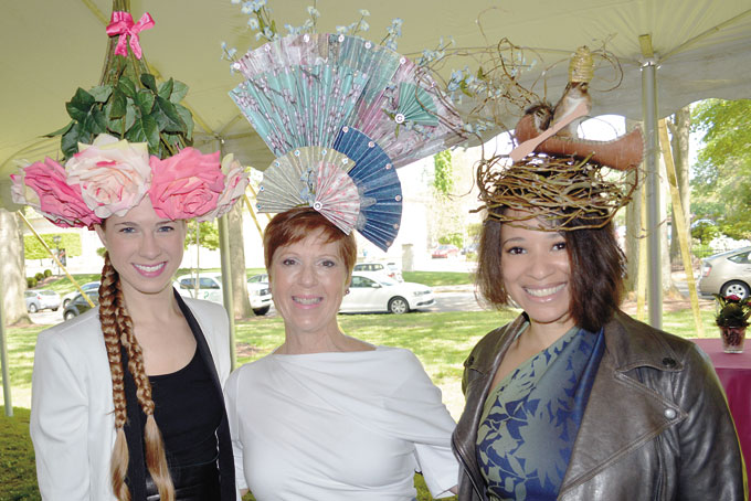 EYE CATCHING—Brittany Meyer, Marilee Meyer and Kiya Tomlin