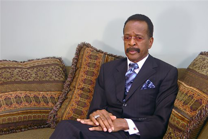 This image made from a video, former Prince bassist Larry Graham talks about Prince in an Associated Press interview on Monday, May 2, 2016. Graham, a famous bassist and longtime friend of pop megastar Prince says the artist found real happiness in his faith and could stay up all night talking about the Bible. Graham tells The Associated Press that Prince became a Jehovahs Witness later in life and that it changed the stars music and lifestyle. (AP Photo/Jeff Baenen) - See more at: https://afro.com/bassist-larry-graham-prince-found-real-happiness-as-jehovahs-witness/?utm_source=AFRO+Wednesday+News+Wrap-up+E-Blast%2C+May+4%2C+2016&utm_campaign=sat+eblast&utm_medium=email#sthash.CBHNImQZ.dpuf