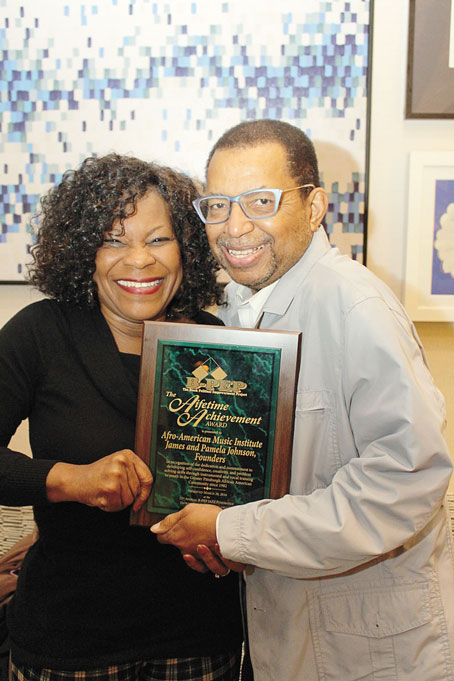 HONOREES—James and Pamela Johnson founders of the Afro-American Music Institute. 