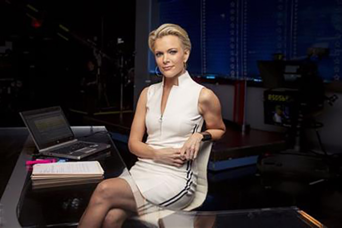 In this May 5, 2016 photo, Megyn Kelly poses for a portrait in New York. Donald Trump is a guest on Kelly’s first Fox network special, which airs May 17. (Photo by Victoria Will/Invision/AP)
