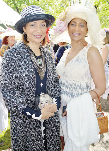 OUR FAVORITE HAT LUNCHEON—Florence Rouzier and Judge Kim Clark