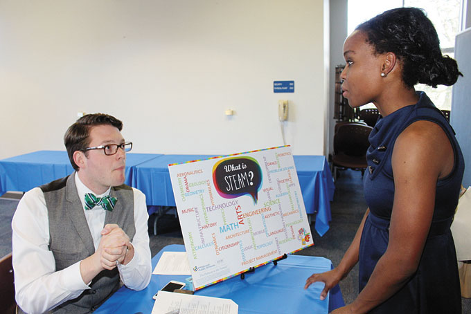 TIFFANY STRONG from Moon Township speaks with Shawn Tomaszewski the k-12 steam coordinator for Pittsburgh Public Schools. 