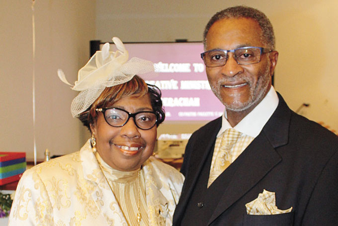 THE GUIDING LIGHTS—Pastors and founders of Creative Ministries, Pastor John T. Davidson and Pastor Paulette V. Davidson.