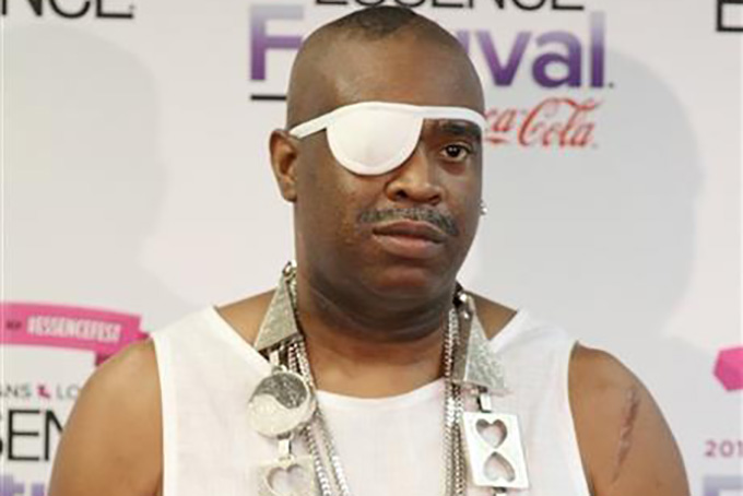 In this July 3, 2015 file photo, Slick Rick poses in the press room at 2015 Essence Music Festival Concert at Superdome in New Orleans. (Photo by Donald Traill/Invision/AP, File)