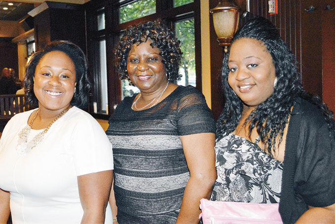 SKEEPHI PARTIERS—Jasmine Beckwith, Denyse Cullens and Tricia Mayo