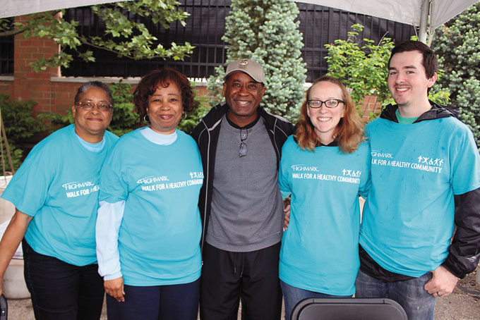 SMALL SEEDS—From left: Sylvia Wilson, Patricia Cheeseboro, Andrew Cheeseboro, Brittany Tonet, and Levi Tonet with small seeds. 