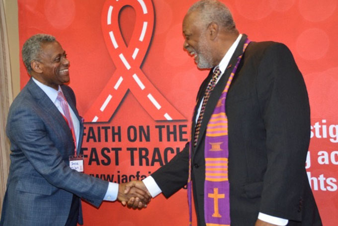 Jesse Milan_ Jr. _left_ and Rev. Edwin C. Sanders_ II _Photo by Ann Ragland_Black AIDS Institute_