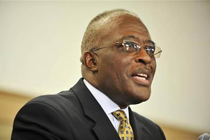 In this July 18, 2016 photo, University at Albany President Robert Jones speaks at a press conference in Albany, NY. The University of Illinois has chosen Jones as the new chancellor for the Urbana-Champaign campus. A written statement from the university says Robert J. Jones has been named chancellor of the flagship campus pending formal approval by the board of trustees on Thursday, July 21, 2016. (Paul Buckowski / The Albany Times Union via AP)