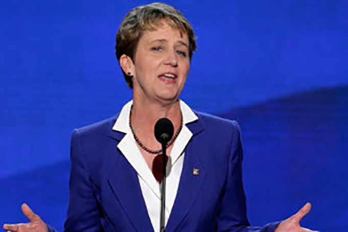 Mary Kay Henry, SEIU International president, is pictured. (AP Photo/File)