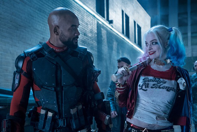 Will Smith (left) and Margot Robbie star in "Suicide Squad." (Lionsgate Films)