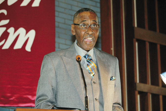 REV. MELVIN JACKSON Worship leader at Ebenezer Baptist Church 