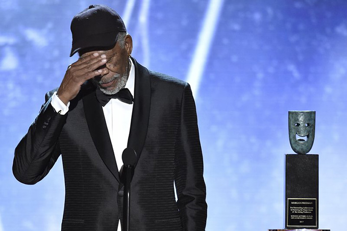 Morgan Freeman Accepts Life Achievement Honors At Sag Awards New Pittsburgh Courier