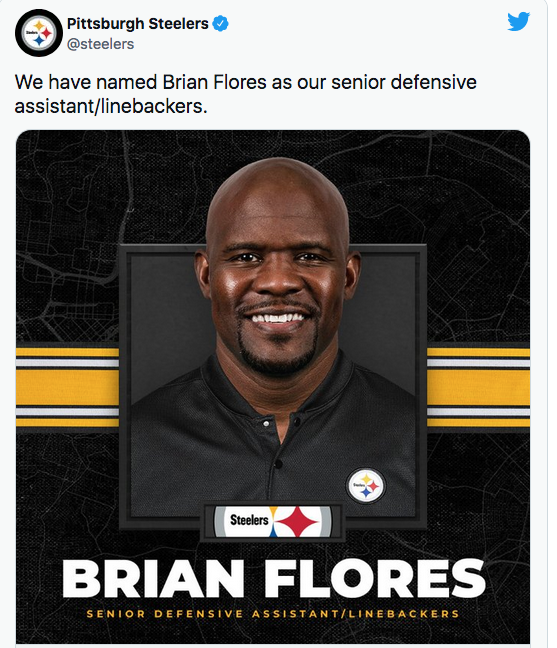 Steelers hire former Dolphins coach Brian Flores as senior defensive  assistant/linebackers coach