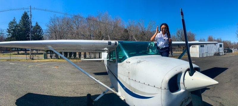 Miracle Izuchukwu makes history as youngest Black female pilot for a commercial airlines