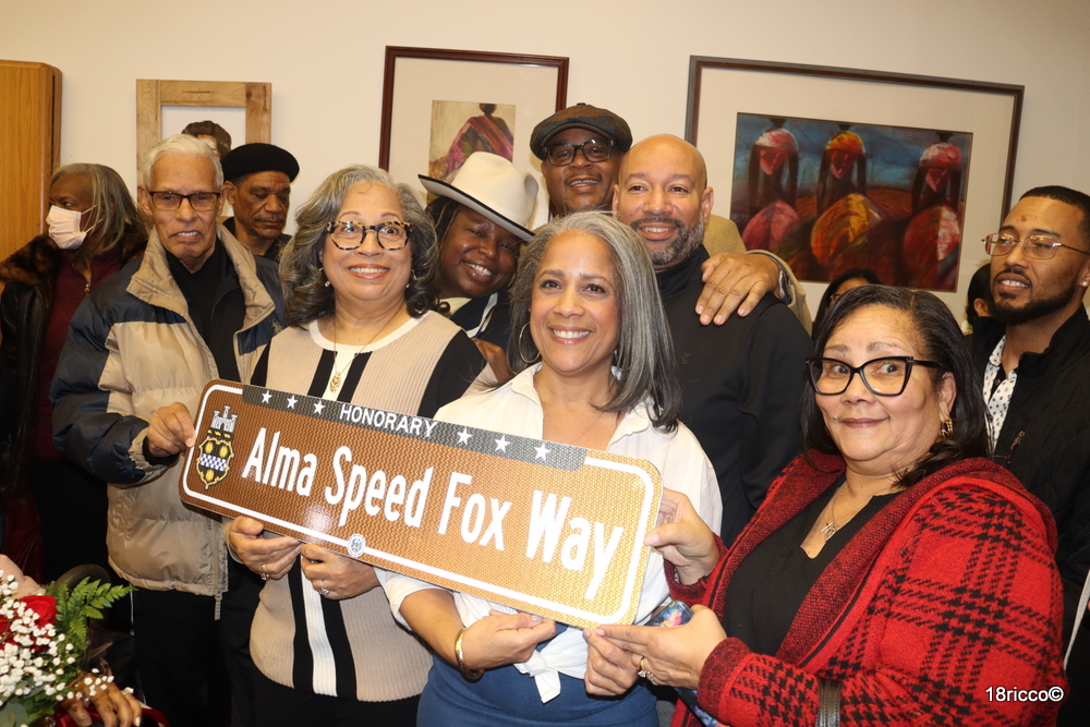 Kirkpatrick St. in the Hill District renamed ‘Alma Speed Fox Way’