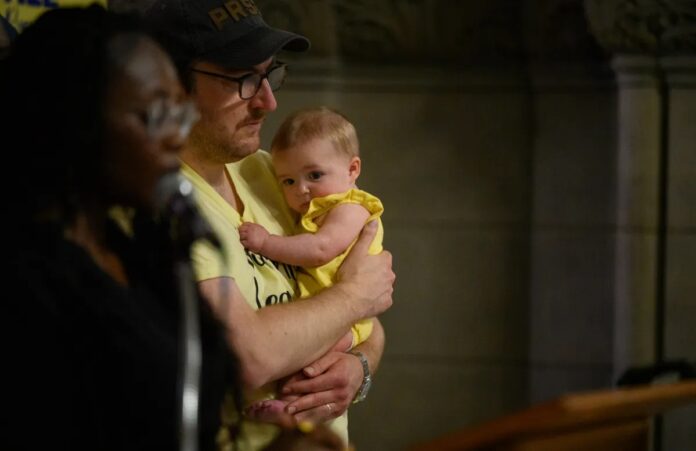 Parents say paid leave would be a savior, but employers say costs could shut them down